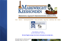 Desktop Screenshot of markwrightkeeshond.com